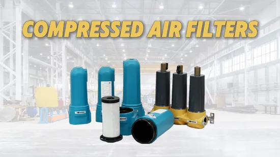 Factory Manufacturer Industrial High Efficiency Compressed Air Line Filter